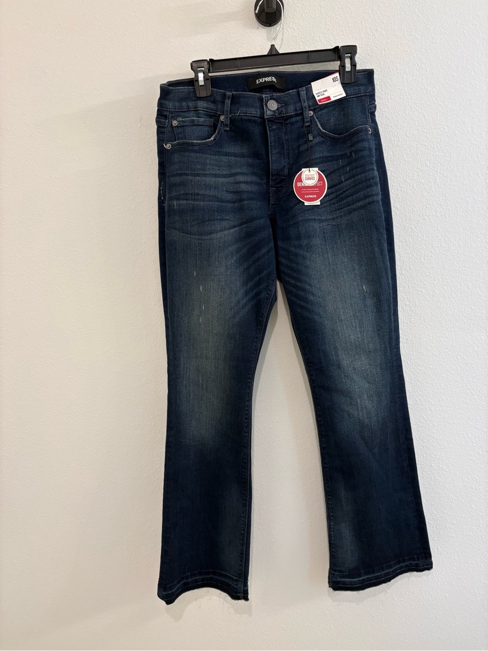 Express Women's Dark Blue Stretch Jeans